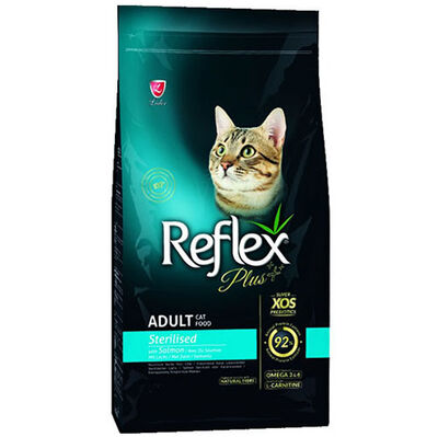 STERİL 8 Reflex Plus Sterilised Somon Kedi Maması 8 KG - Görsel 1