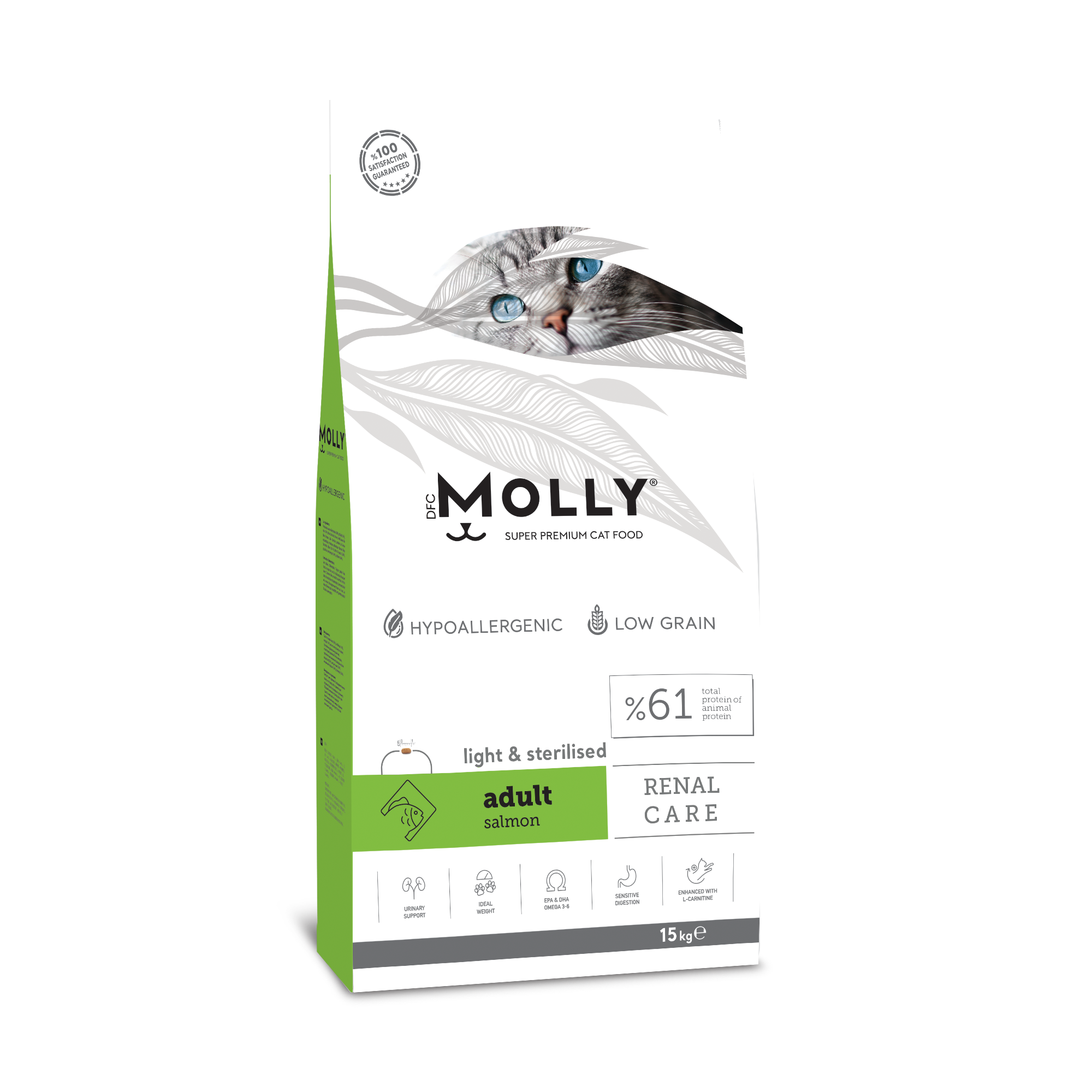 molly-adult-cat-salmon-ls_15kg Molly Sterilised Somon Yetişkin Kedi Maması 15 KG - Görsel 1
