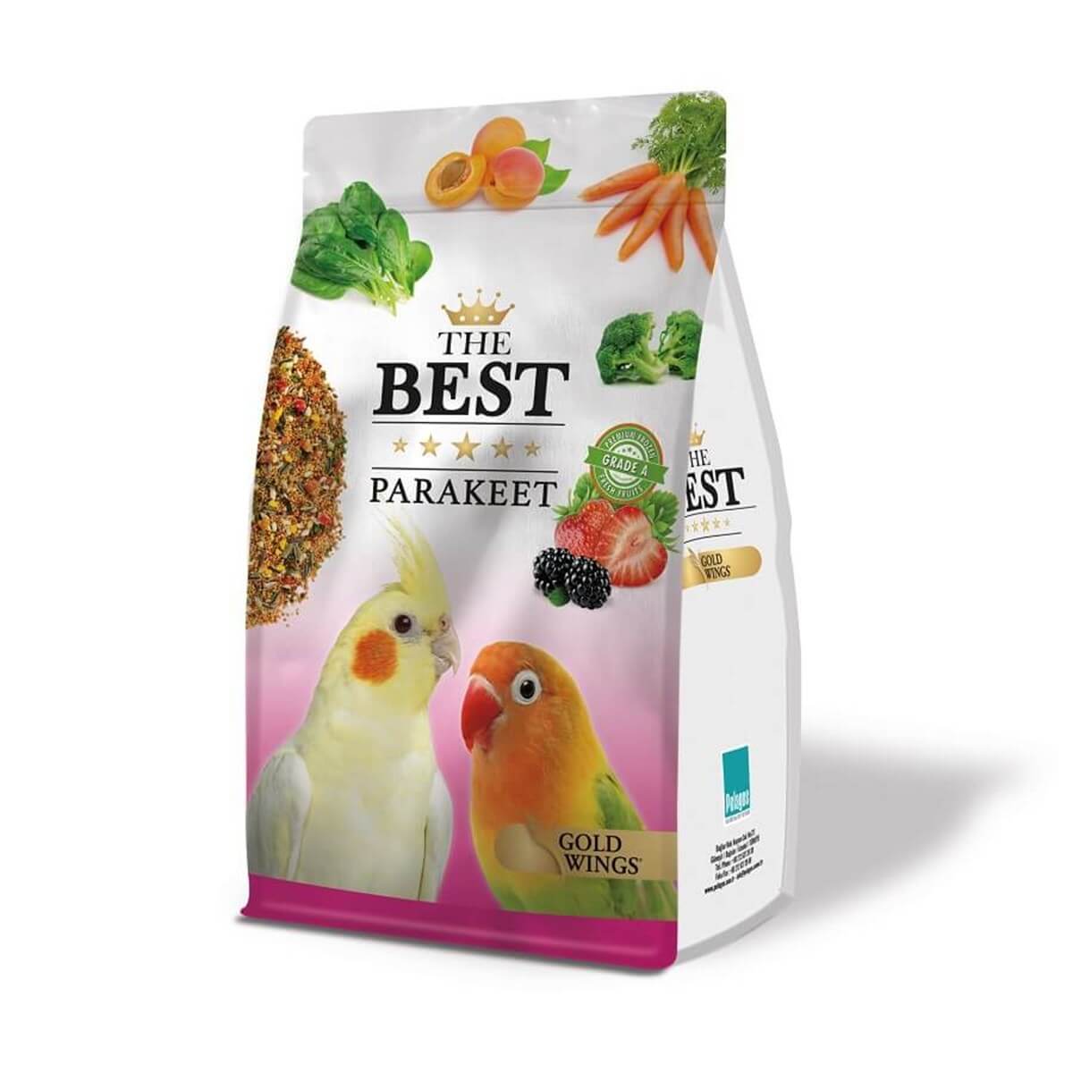 BSPARROT The Best Paraket Yemi 1250 Gr - Görsel 1