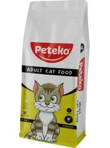 PETEKO TAVUK Peteko Tavuklu Yetişkin Kedi Maması 15KG - Görsel 1