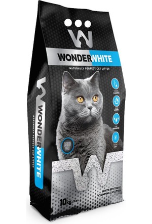 WONDER WHİTE Wonder White Aktif Karbonlu Kedi Kumu 10KG - Görsel 1