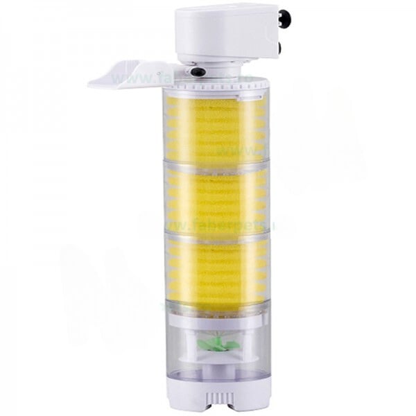2400f Jingye Akvaryum Şeffaf Silindir İç Filtre Beyaz 35W, 1500L/H - Görsel 1