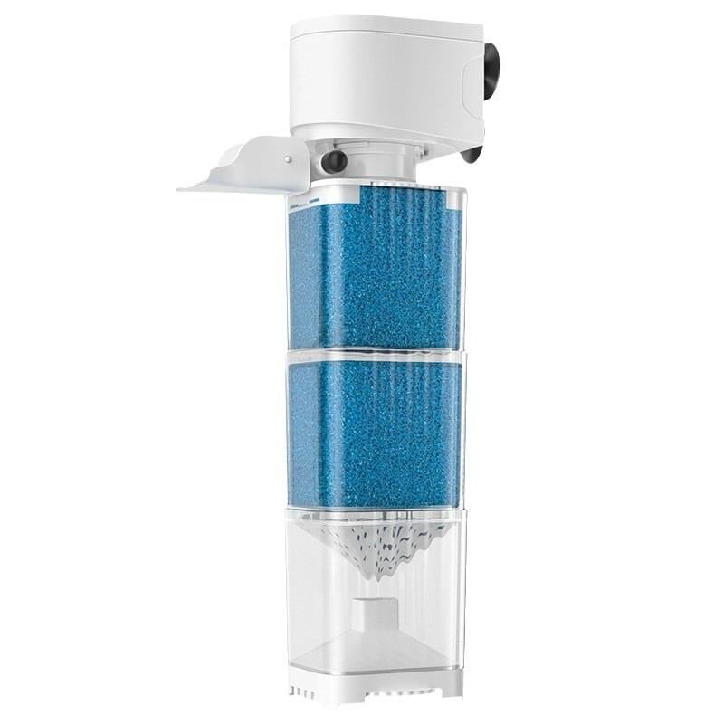 5500f Jingye Akvaryum Köşeli Şeffaf İç Filtre Beyaz 25W, 1200L/H - Görsel 1