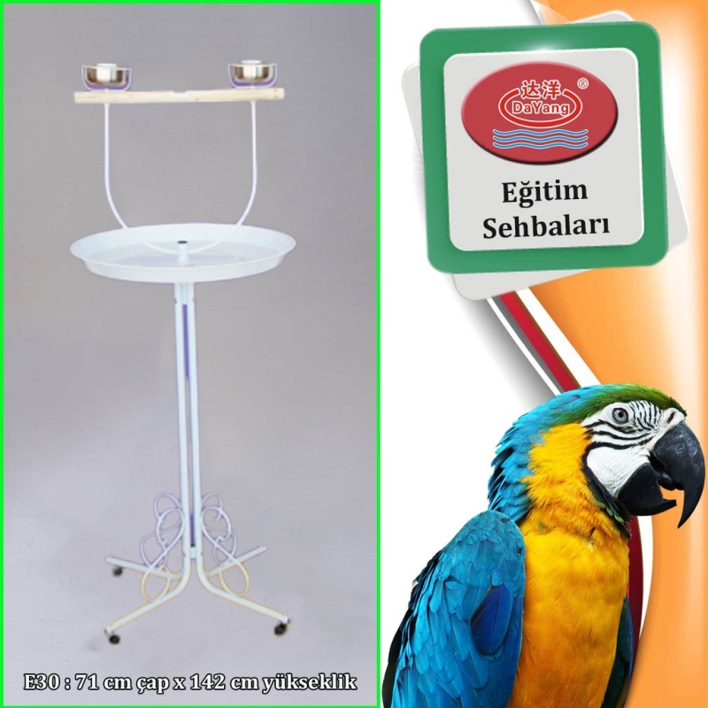 eğitim sehpası Dayang Papağan Eğitim Sehbası 70x145cm Beyaz - Görsel 1