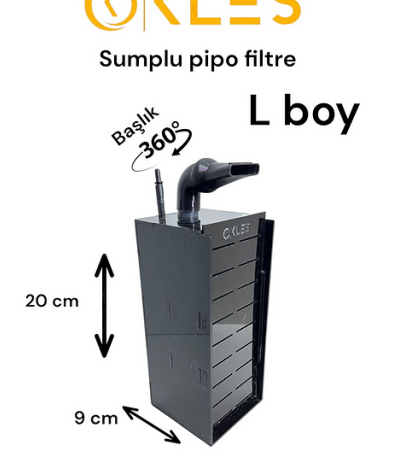 Kles Sumplu Pipo Akvaryum  Filtre