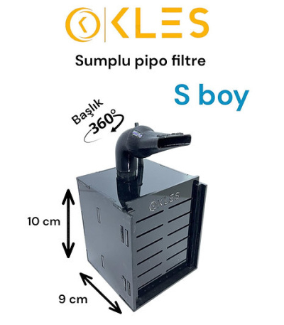 Sumplu Pipo Filtre S boy Kles Siyah-Şeffaf
