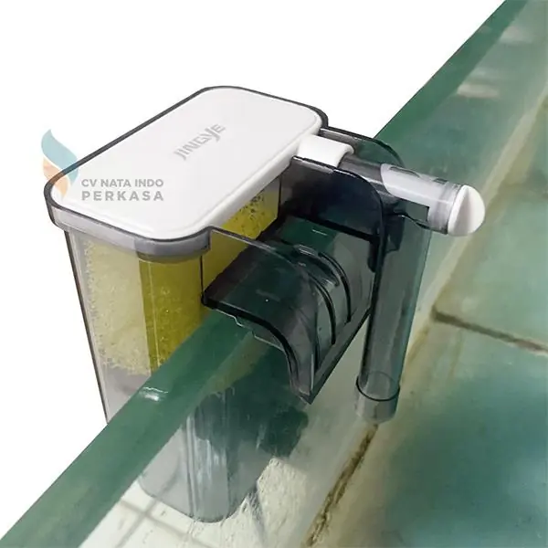 şelaleküçük Jingye W155 Şeffaf Askı Filtre Beyaz 3,8W 250L/H - Görsel 1