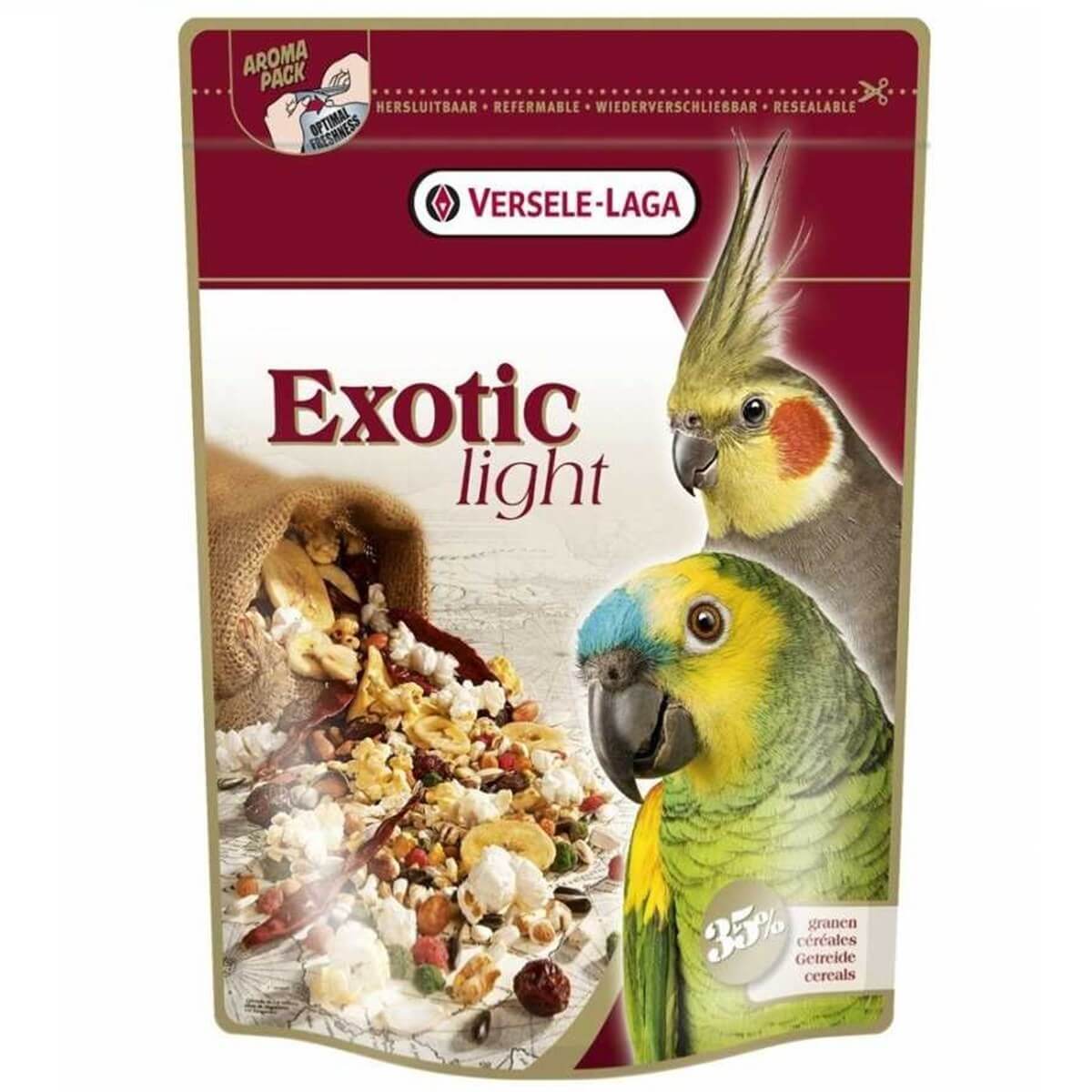 exotic-light-paraket-ve-papagan-yemi-750-ec31 (1) Versele Laga Exotic Light Paraket ve Papağan Yemi 750gr - Görsel 1