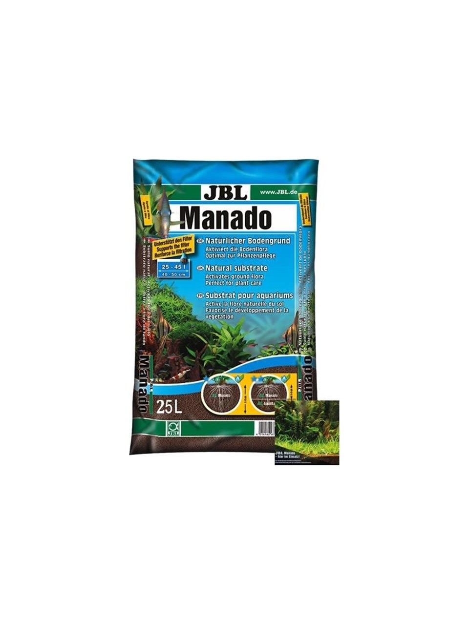 manadoyy JBL Manado 25 Lt Bitki Kumu - Görsel 1