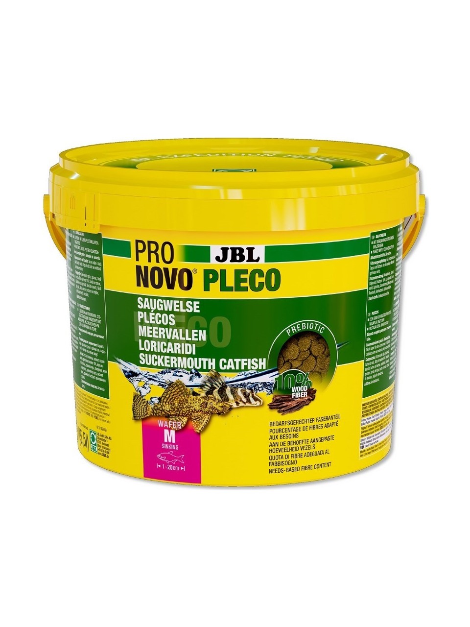 plceo JBL ProNovo Pleco Medium Balık Yemi - Kovadan Bölme - Görsel 1