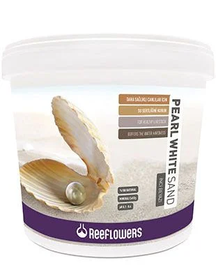 pr_01_946 ReeFlowers Pearl White Sand Mineralli Akvaryum Kumu (1–1.5 mm) KOVADAN BÖLME - Görsel 1