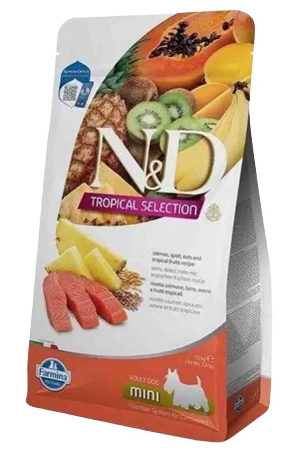 somond ND Tropical Selection Somonlu Mini Irk Yetişkin Köpek Maması 1,5 Kg - Görsel 1