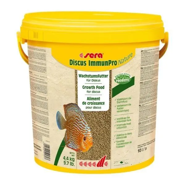 image_720 Sera Discus immunPro Nature Balık Yemi 100Gr Kovadan Bölme - Görsel 1