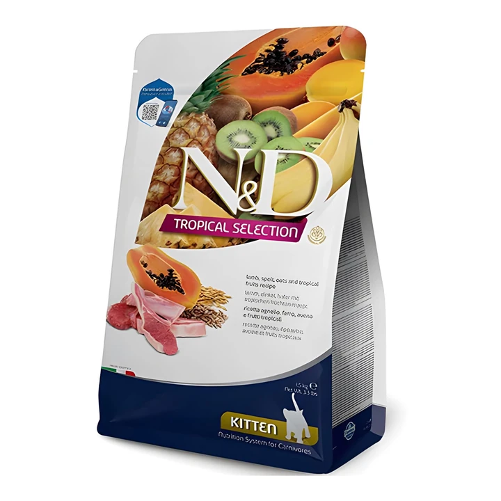 image_720 ND Tropical Selection Kuzu Etli Yavru Kedi Maması 1,5 Kg - Görsel 1