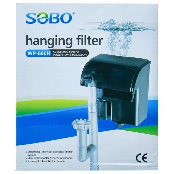 sobo-wp-606h-akvayum-selale-filtre-10w-500lt-s-selale-ve-aski-filtreler-sobo-8172-56-B Sobo Wp-606h Şelale Askı Filtre 500 Lt/H 10 W - Görsel 1