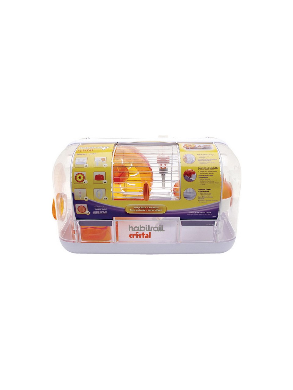 110000319543975 Habitat Kristal Hamster Kafesi - Görsel 1