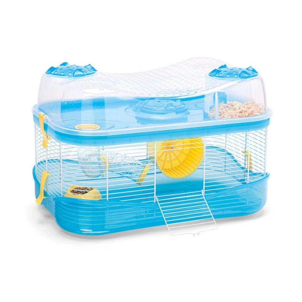 image_1950 Imac Fantasy Hamster Kafesi Mavi 58x38x38,5cm - Görsel 1