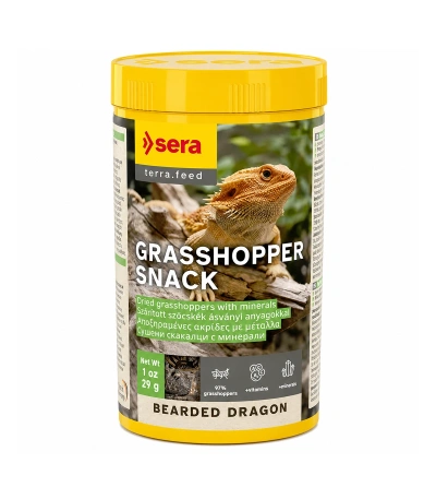 Sera Bearded Dragon Grasshopper Snack 250 ML 29 GR Sürüngen Yemi