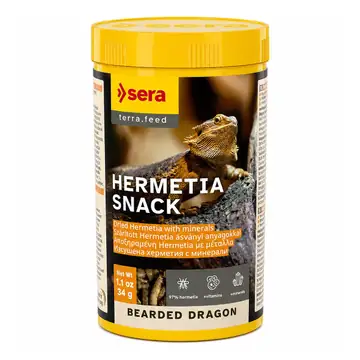 h1 Sera Bearded Dragon Hermetia Snack 250ml 34gr Sürüngen Yemi - Görsel 1
