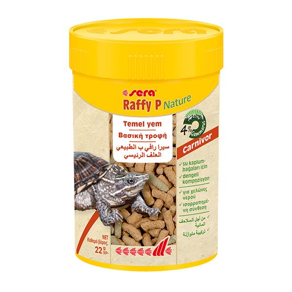 s1 Sera Raffy P Kaplumbağa Yemi 100 ml 18 gr - Görsel 1