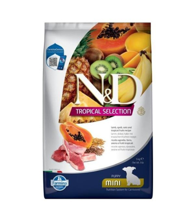 ND Tropical Selection Kuzu Etli Mini Irk Yavru Köpek Maması 5Kg